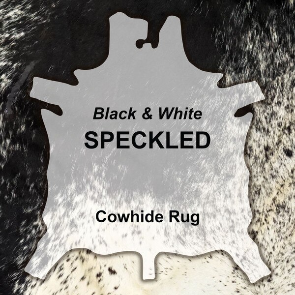 BWSR.SLC.Default.jpg Black & White Speckled Cowhide Rugs Image