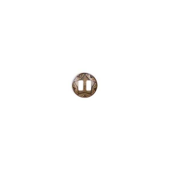 CSRSS.SLC.2.jpg Round - Star Stamped Slotted Concho Image