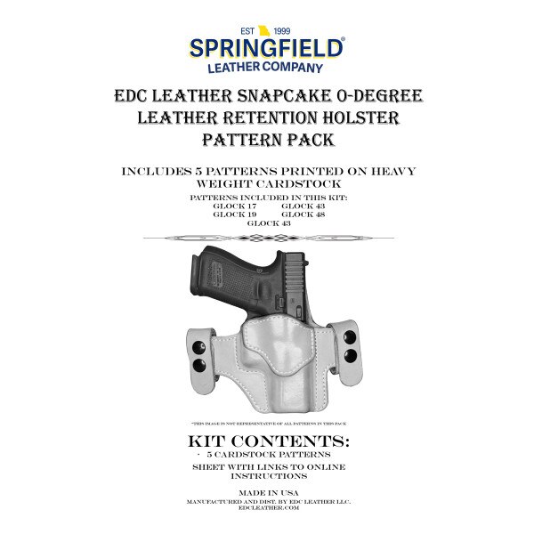 EDC.SnapCake.Glock.01.jpg EDC Leatherworks Holster Patterns Image