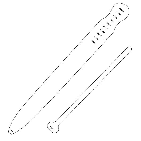 FPA-6.SLC.4.jpg Classic Hermann Oak Guitar Strap Image