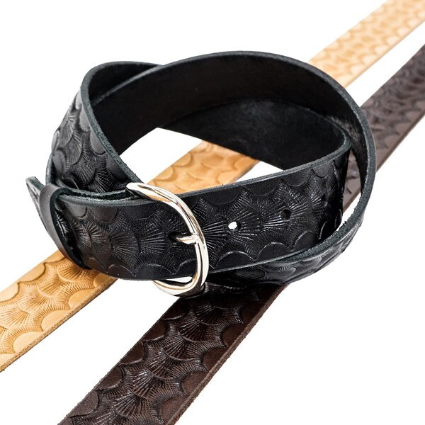 Camo Embossed Belt | Springfield Leather