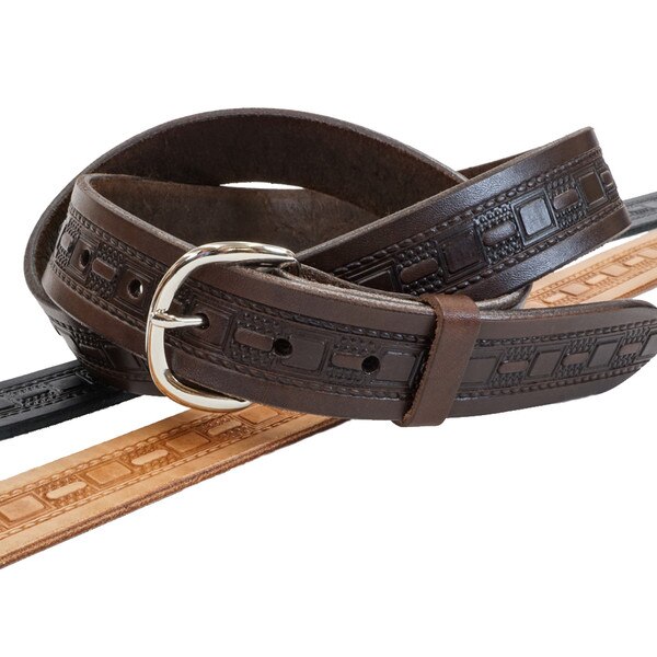 FPB-22.SLC.1.jpg Box Stitch Embossed Belt Image