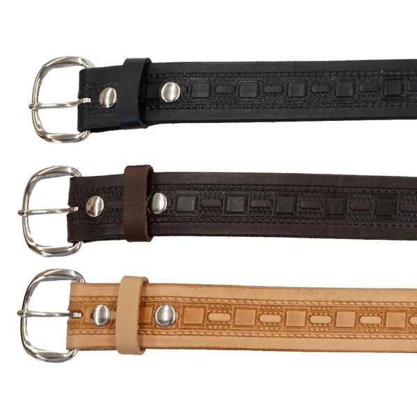 FPB-22.SLC.2.jpg Box Stitch Embossed Belt Image