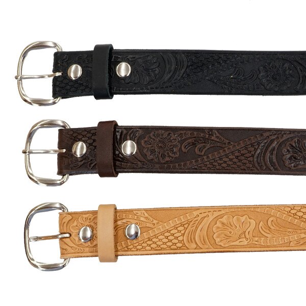 FPB-31.SLC.2.jpg Western Floral Embossed Belt Image