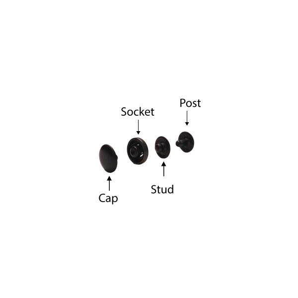 GLVS.Black.03.jpg Glove Snaps Image