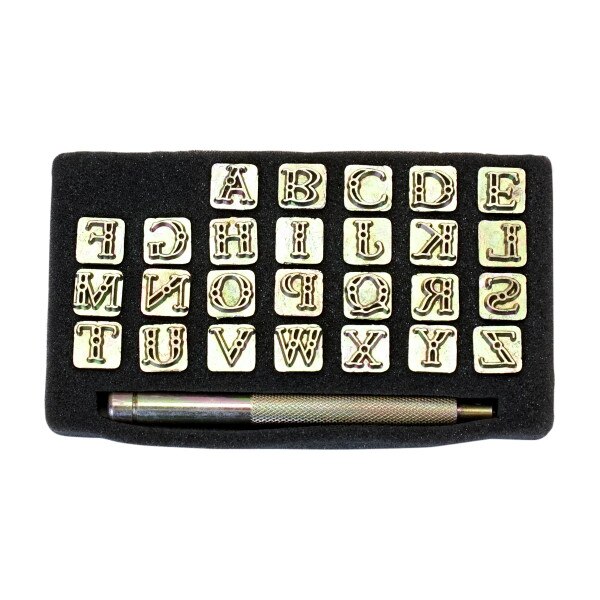 HDW002.SLC.03.jpg Fancy Craftmaster Alphabet Stamp Set Image