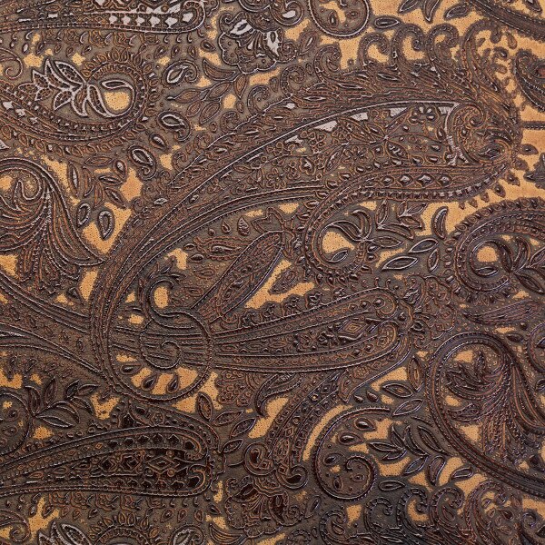 KSMR.Tigerseye.02.jpg Paisley Embossed Cow Image