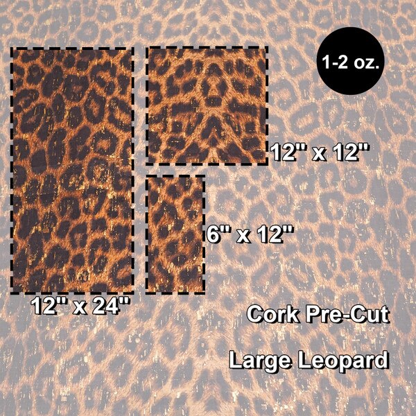PCCLL.SLC.1.jpg Large Leopard on Gold Cork Pre-Cuts Image
