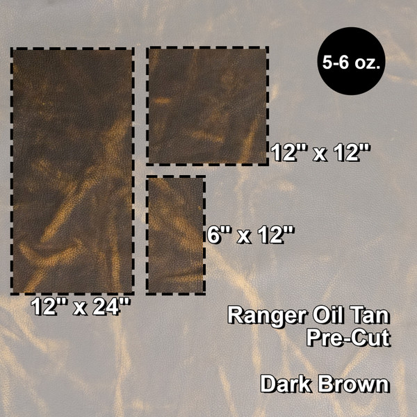 PCRDB.SLC.1.jpg Ranger Oil Tan Pre-cuts - Dark Brown Image