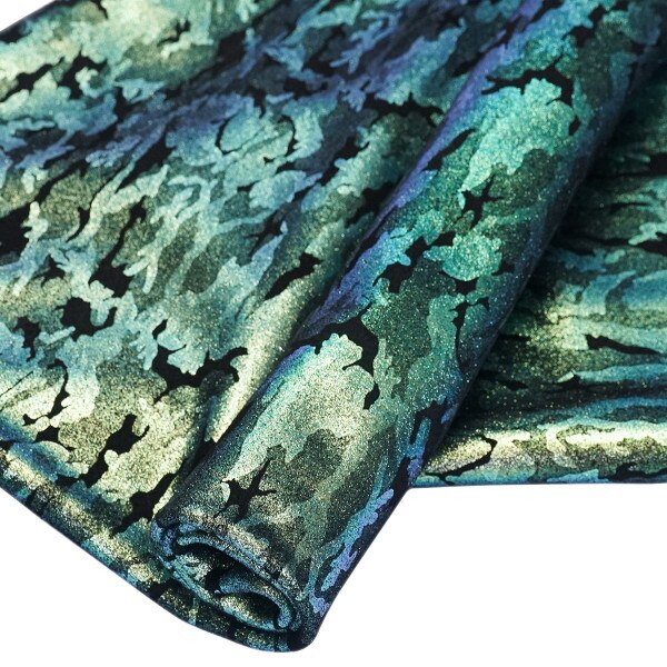 PTSH.Green.02.jpg Camo Shimmer Suede Image