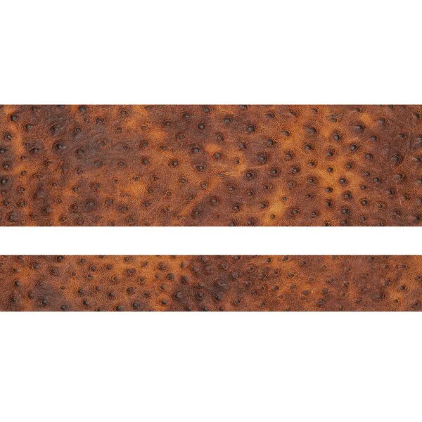 ROST.Cognac.01.jpg Rustic Ostrich Embossed Strips Image