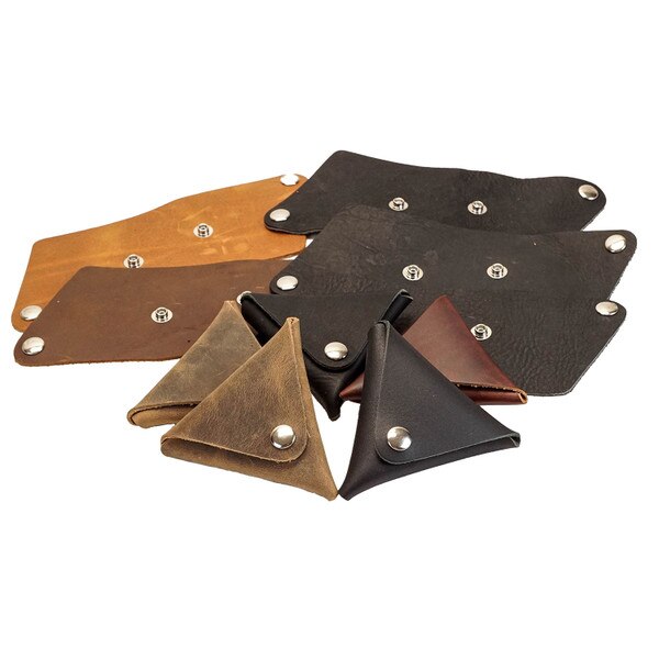 RTCP.Assorted.01.jpg Triangle Change Purse - 10 Pack Image