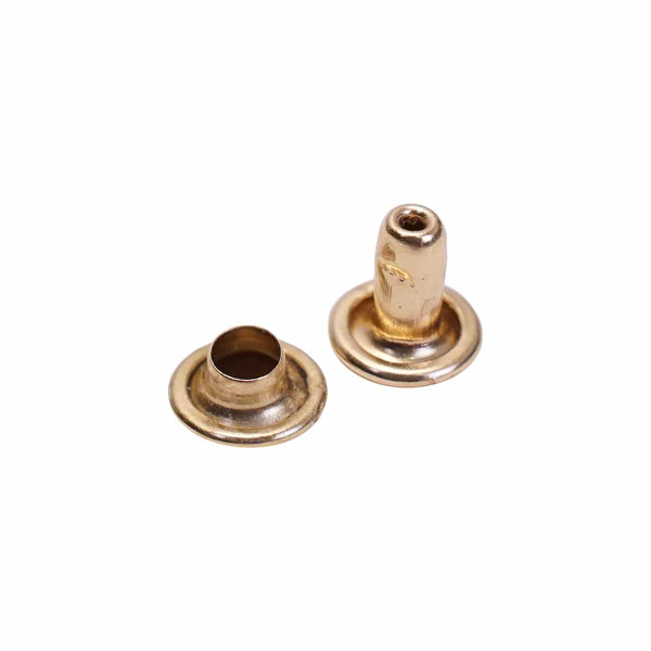 SBDCR.Brass.Small.01.jpg Double Capped Rivet - Solid Brass Image