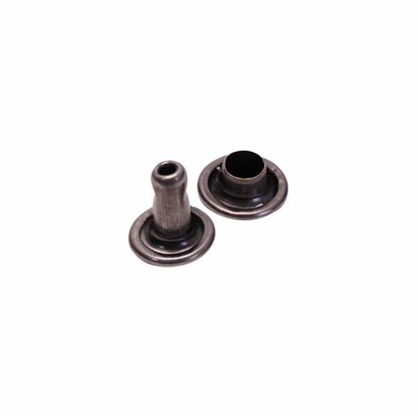 SBDCR.Gunmetal.Small.01.jpg Double Capped Rivet - Solid Brass Image
