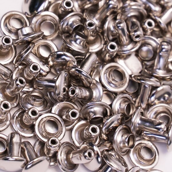 SBDCR.Nickel.Small.02.jpg Double Capped Rivet - Solid Brass Image