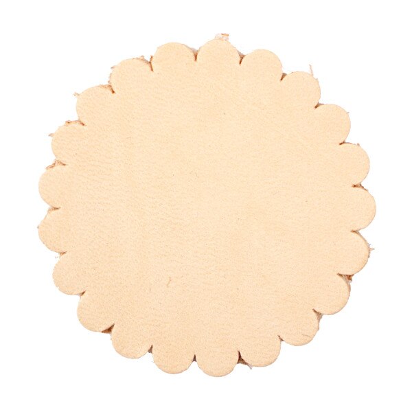 SHP086.SLC.1.jpg Leather Shape - Scallop Concho 6pk Image