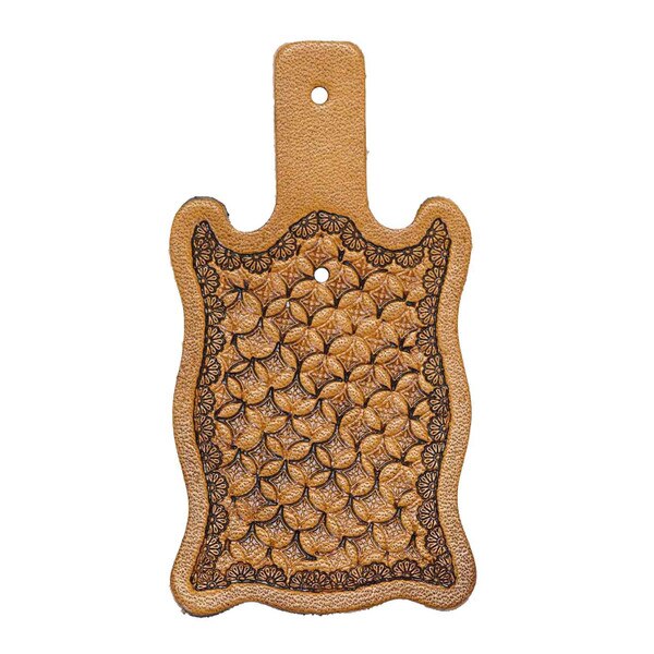 SHP114.SLC.04.jpg Shape - Cowhide Key Fob Image