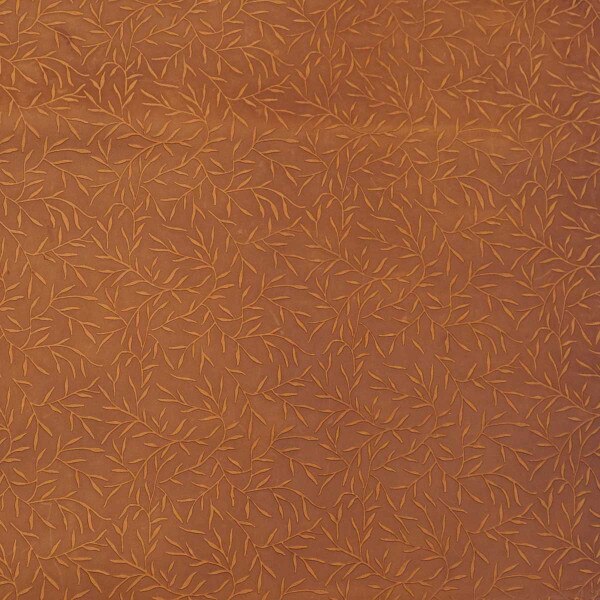 VEC.Sepia.03.jpg Vines Embossed Cow Image